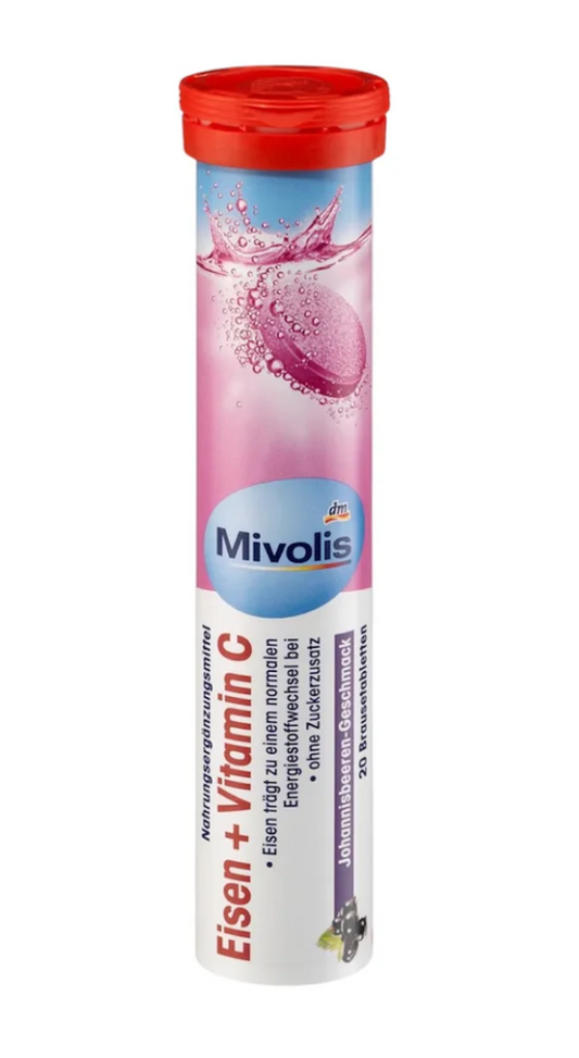 Comprimés effervescents Fer + Vitamine C